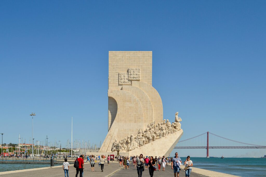 Iconic monument by Lisbon's waterfront, capturing Portugal's Age of Discovery spirit.